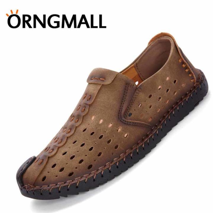 orngmall-ขายร้อนอิตาเลี่ยน-handmade-breathable-รองเท้าผู้ชายรองเท้าหนังลำลองรองเท้าอย่างเป็นทางการ-loafers-moccasin-flats-รองเท้าขนาดใหญ่ขนาด-38-46