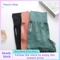 VANORA SHOP เอวสูงเอว กางเกงขาสั้นสำหรับวิ่ง ระบายอากาศได้ระบายอากาศ ไนลอนทำจากไนลอน กางเกงโยคะไร้ตะเข็บ เครื่องแกะสลักร่างกาย แบบแห้งเร็ว กางเกงโยคะขาสั้น สำหรับผู้หญิง