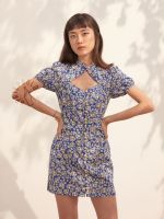 APRILPOOLDAY MINI PUFF DRESS