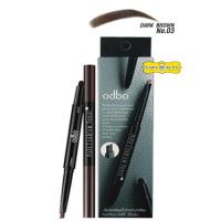 Odbo Auto Eyebrow Pencil (OD-705) ดินสอเขียนคิ้ว No.03 Dark Brown - น้ำตาลเข้ม (1กล่อง)