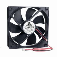 200 Pcs lot Gdstime 24V 2Pin 120mm 125x25mm Mini DC Brushless PC Computer Cooling Industry Fan Cooling Fans