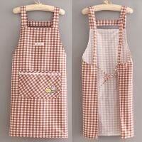 The kitchen cooking waterproof cute apron new spring and summer female Japanese small and pure and fresh air