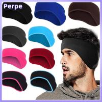 PERPE 1Pcs กีฬากลางแจ้ง Fleece Ear Cover Hair Sweat Ear Warmer Ear Muffs Headband Winter Sweatband Running Headband