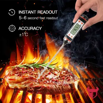 Digital Meat Thermometer Cooking Food Kitchen BBQ Probe Water Milk Oil  Liquid Oven Digital Temperature Sensor Meter Thermometer