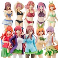 20Cm The Quintuplets Figur Klasik Anime Nakano Miku ตุ๊กตาขยับแขนขาได้ Nakano Ichika Nino Yotsuba Boneka รุ่น Figur Nakano Ichika