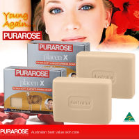 Purarose PlacenX Extra soft&amp;Moisturising  Soap 100 g. แพคคู่ 2 ก้อน