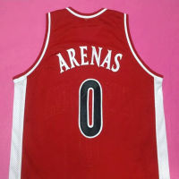 CUSTOM Old Time Arizona wildcats #0 Gilbert Arenas เสื้อบาสเก็ตบอลวิทยาลัยสีกรมท่าสีขาวสีเหลืองชายเย็บ S-XXXL