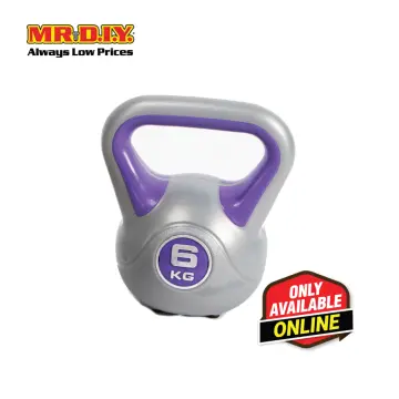 LIVEUP Sports Black Rubber Kettlebell (10KG) LS2044