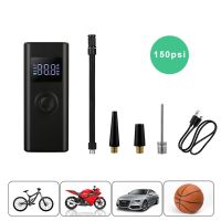 150 psi Car Tyre Inflator Air Injector Portable Car Tire air pump Cordless Vehicle Wheels Electric Compressor Digital 5000mAh