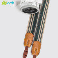 สายคล้องกล้อง I Code Public 30 - Mixstripe Green- By CameraOutlet