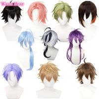 Game Nu: Carnival Cosplay Wig Edmond Aster Olivine Yakumo Blade Rin Kuya Garu Quincy Eiden Heat Resistant Fibre Wigs Halloween