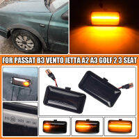 สำหรับ VW G Olf 2 3 P Assat B3 Vento J Etta A2 A3ที่นั่ง Ibiza 2คอร์โดบา1แบบไดนามิก LED เครื่องหมายด้านข้างแสงเลี้ยวไฟกระพริบโคมไฟ