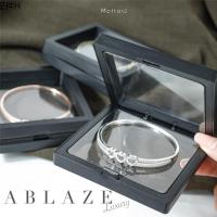 ☉Ablaze Luxury  กำไลข้อมือพร้อมกล่องPE ฟิล์มใสสุดหรู กันฝุ่นได้ ป้องกันการเกิดออกซิเดชั่น Mottashop♦