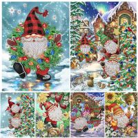 5D Diamond painting Goblin Christmas Gnome Profiled Diamond Special Crystal Shaped Drill DIY diamond Embroidery Home Decor