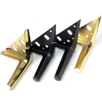 1/4pcs Coffee Table Legs for Furniture Foot Metal 12/15cm TV Cabinet Bed Dresser Desk Chair Sofa Replacement Feet Black Gold Furniture Protectors Repl