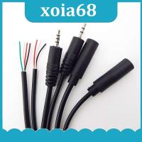 xoia68 Shop 25CM 2.5mm Mono 3pole 4pole Connector Cable Male Female Plug 3pin Extension Wire DIY Audio Repair Cable Adapter