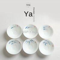 【hot】₪♙☊ Teacup Kung Hand-Painted Whiteware Set Antique Type Cup MasterCup