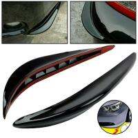 【CW】2Pcs Auto Car Front Rear Bumper Corner Guard Cover Anti-collision Strip Anti-Scratch Protector Decorative Modeling Accessories