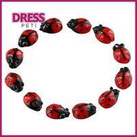 PETI DRESS 20Pcs สีแดงสีขาว ลูกปัดแก้วโคมไฟเต่าทองสีแดง 20ชิ้นค่ะ รูปร่างเต่าทอง ลูกปัดแมลงทำมือรูปสัตว์ แมลงสัตว์ทำมือ ลูกปัดทำมือ ลูกปัดสเปเซอร์ งานหัตถกรรมเครื่องประดับ