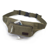 Korean Fashion Canvas Big Capacity Men Waist Bag Pouch Bag Sling Bag Belt Bag Fanny Pack for Men