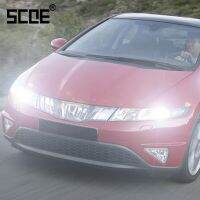 สำหรับฮอนด้า Civic Vii Viii Ix Scoe 2ชิ้นลำแสงต่ำอัตโนมัติไฟหน้ารถยนต์หลอดไฟฮาโลเจนมากสีขาวอบอุ่น