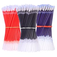 100Pcs Gel Pen Refill 0.5mm Pens for School Cute Stationary Supplies Cute Pen Slowly Refill Ball Pen Refill Office Accessories