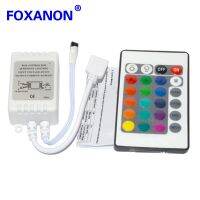 【⊕Good quality⊕】 122cc store Foxanon ควบคุมไฟหรี่ Rgb สลับโหมดไดนามิกและสี Dc 12V 24คีย์สำหรับ5050 5630 3528ไฟโคมไฟยาวแอลอีดี1ชิ้น/ล็อต