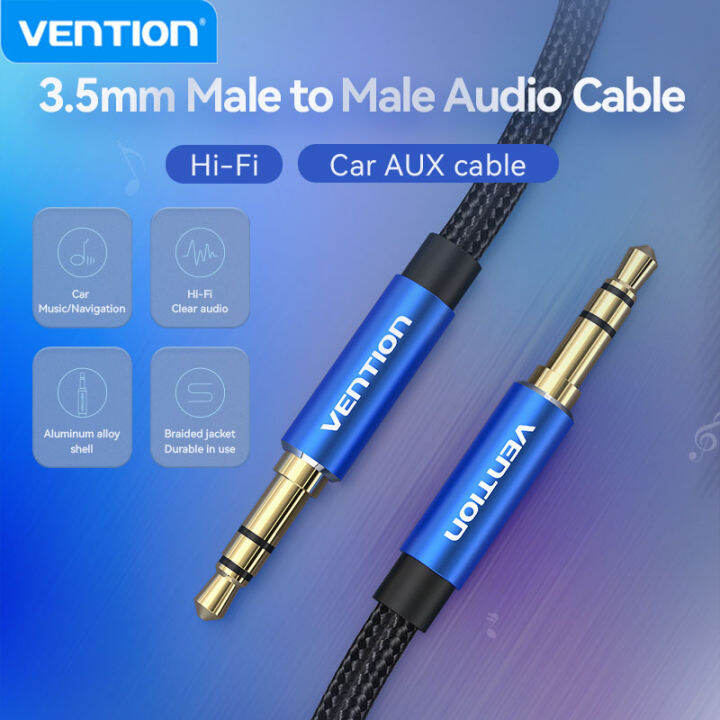 Vention Earphone Extension Cable 3.5mm Audio Jack Male to Female ...