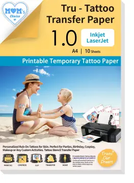 For any inkjet printer, A4 size (10 sets/lot ) blank tattoo paper, DIY  temporary tattoo - AliExpress