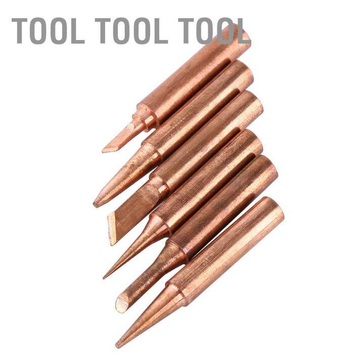 tool-หัวแร้งบัดกรีเหล็กตะกั่วอุณหภูมิต่ํา-900m-t-6ชิ้น