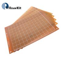 【YF】❂♕  10pcs 12x18 cm 12x18cm Side Prototype 2.54mm PCB Breadboard Experimental Bakelite Plate Circuirt Board