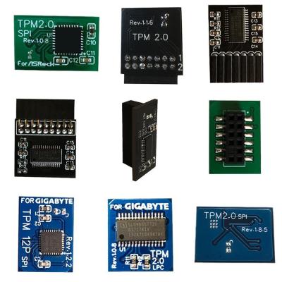 TPM2.0 Security Module Remote Card Supports SPI Module Compute Bus Header Key Trusted Platform Support Multi-brand Motherboard