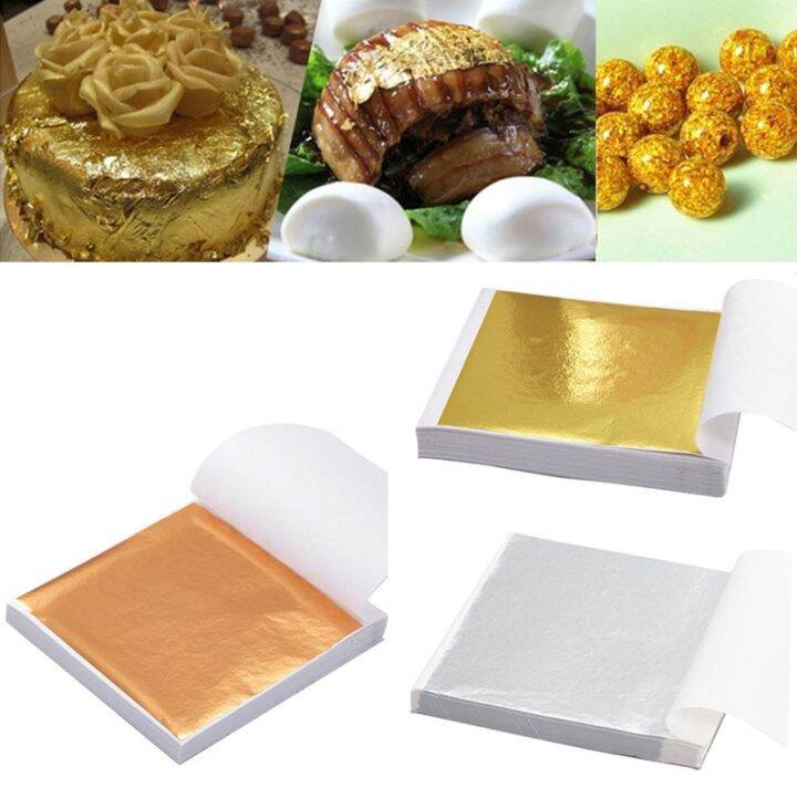 【CW】 Edible Gold Foil Sheet Lazada