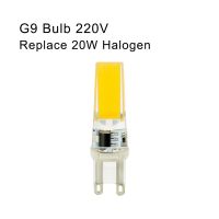 【Be worth】 Goodz mall LED G4 G9 Mini หลอดไฟ AC/DC 12V 220V 10W 20W 35W 50W COB LED ไฟเปลี่ยนหลอดฮาโลเจน Spotlight โคมไฟระย้า