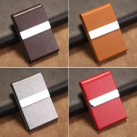 7 Stick Cigatette Case Cover Business Card Holder Thick Ciggarete Boxes Ultra-thin Leather Sleeve Cessation Design