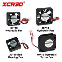 【YD】 XCR3D Printer Parts Cooling Ultra-Quiet 30x30/40x40x10mm 12V/24V XH2.54 Wire 1