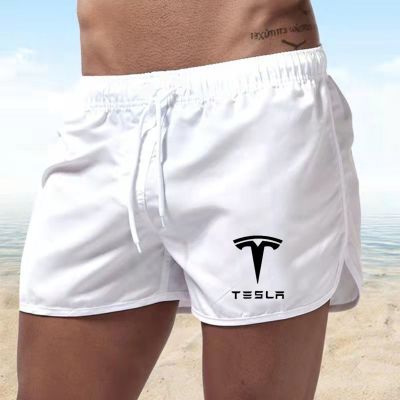 2023 New Tesla mens short swimwear, beach sexy swimwear, surfboard casual shorts