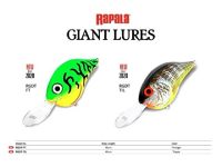 อุปกรณ์ตกปลา เหยื่อปลอม Rapala Giant Lure DT เหยื่อตั้งโชว์ เหยือจัมโบ้ เหยือยักษ์