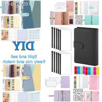 ▽☫✁ Organize Your Financial A6 Budget planner Binder envelope Fashionable Leather Cheap NotebookBinder Housing and Zipper Bag Sell