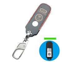 High Quality Leather Motorcycle Remote Keychain Key Case Bag Cover for Yamaha TMAX 530 DX SX motorcycle 2017/2018