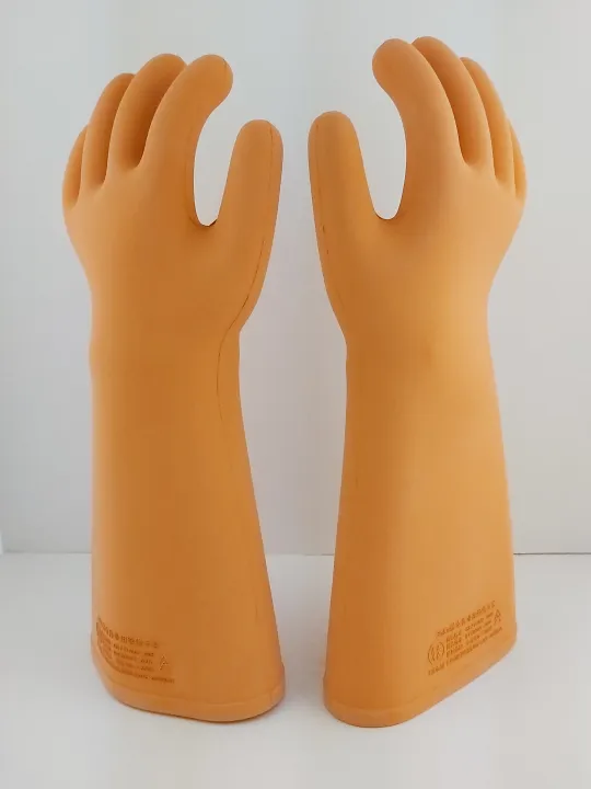 JF Insulated 35kV High Voltage Electrical Insulating Gloves For
