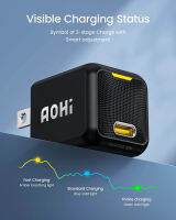 Aohi ที่ชาร์จ 14 Mini Fast Charging 30W PD Charger ศัพท์มือถือ TypeC แกลเลียมไนไตรด์ที่ชาร์จเข้ากันได้กับ Samsung Apple