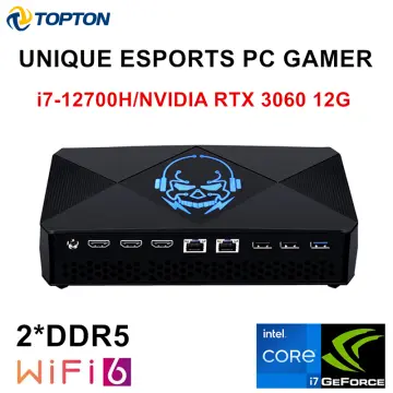 Topton Mini PC Gamer 13th Gen Intel i7 13700F i9 12900F NVIDIA RTX 4060 8G  3060 12G PCIE4.0 Windows 11 Gaming Computer WiFi6