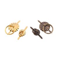 【LZ】☏  New 20Pcs Antique Drawer Cabinet Desk Door Pull Handle Knob Furniture HardwareRing Pin HandleBronze Tone