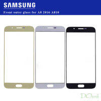 สำหรับ Samsung Galaxy A8 2016 A8100 A810 A810F A810DS A810FD A810M LCD ด้านหน้ากระจกหน้าจอด้านนอกเลนส์