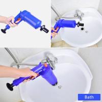 Dredge Plug Air Pump Pressure Plunger Sewer Sink Clogged Cleaner Bathroom Kitchen Toilet Cleaning Tool Dredge Tool Toilet