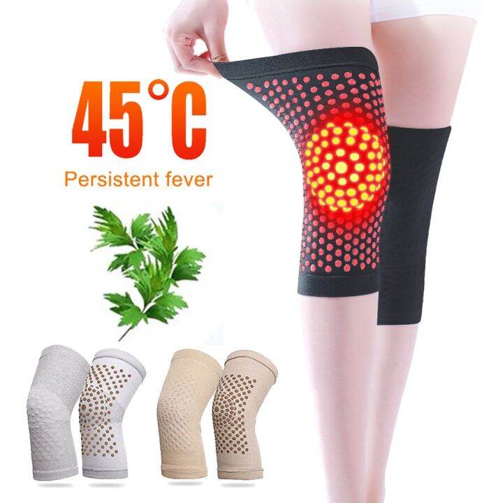 【Ready Stock】2 pcs Self Heating Kneepad Therapy Knee Pads