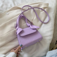 Pattern Leather Crossbody Bags For Women  Fashion Small purple Shoulder Bag Female Handbags And Purses With Handle New