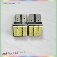 Yangguangxin หลอดไฟ T10สีขาว12 LED แบบ SMD สว่าง1ชิ้น,สัญญาณเลี้ยวรถอัตโนมัติ