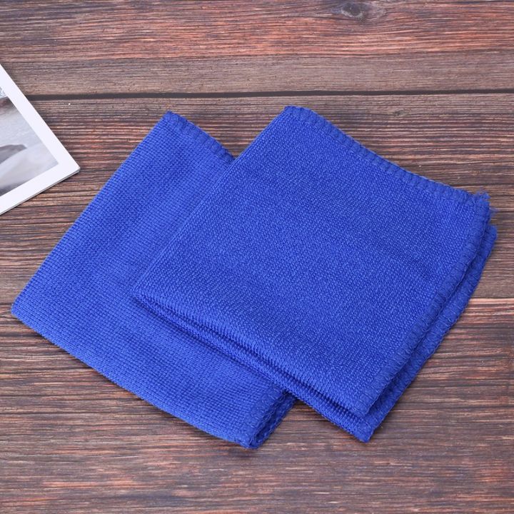 20pcs-absorbent-microfiber-towel-car-home-kitchen-washing-clean-wash-cloth-blue